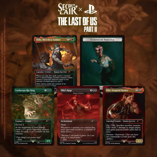 MTG Secret Lair The Last Of Us Part 2