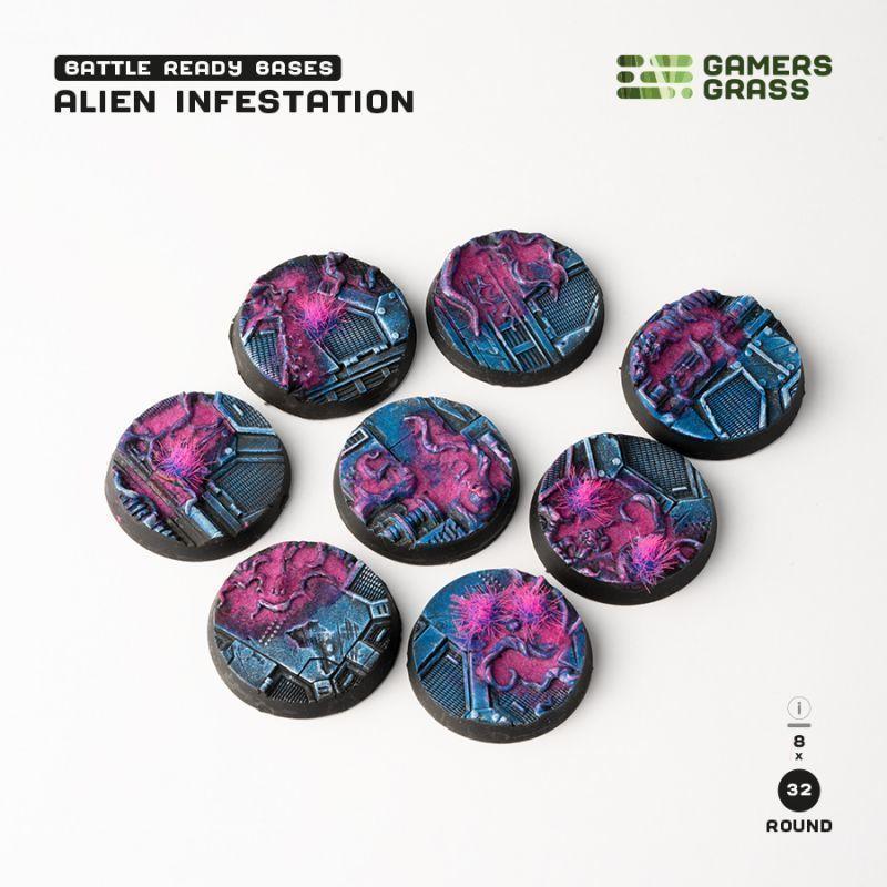 Gamer's Grass Alien infestation 10x25mm