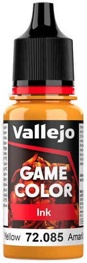 AV Vallejo Game Color 18mI - Game Ink - Yellow