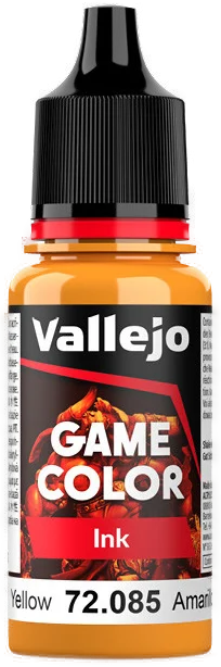 AV Vallejo Game Color 18mI - Game Ink - Yellow