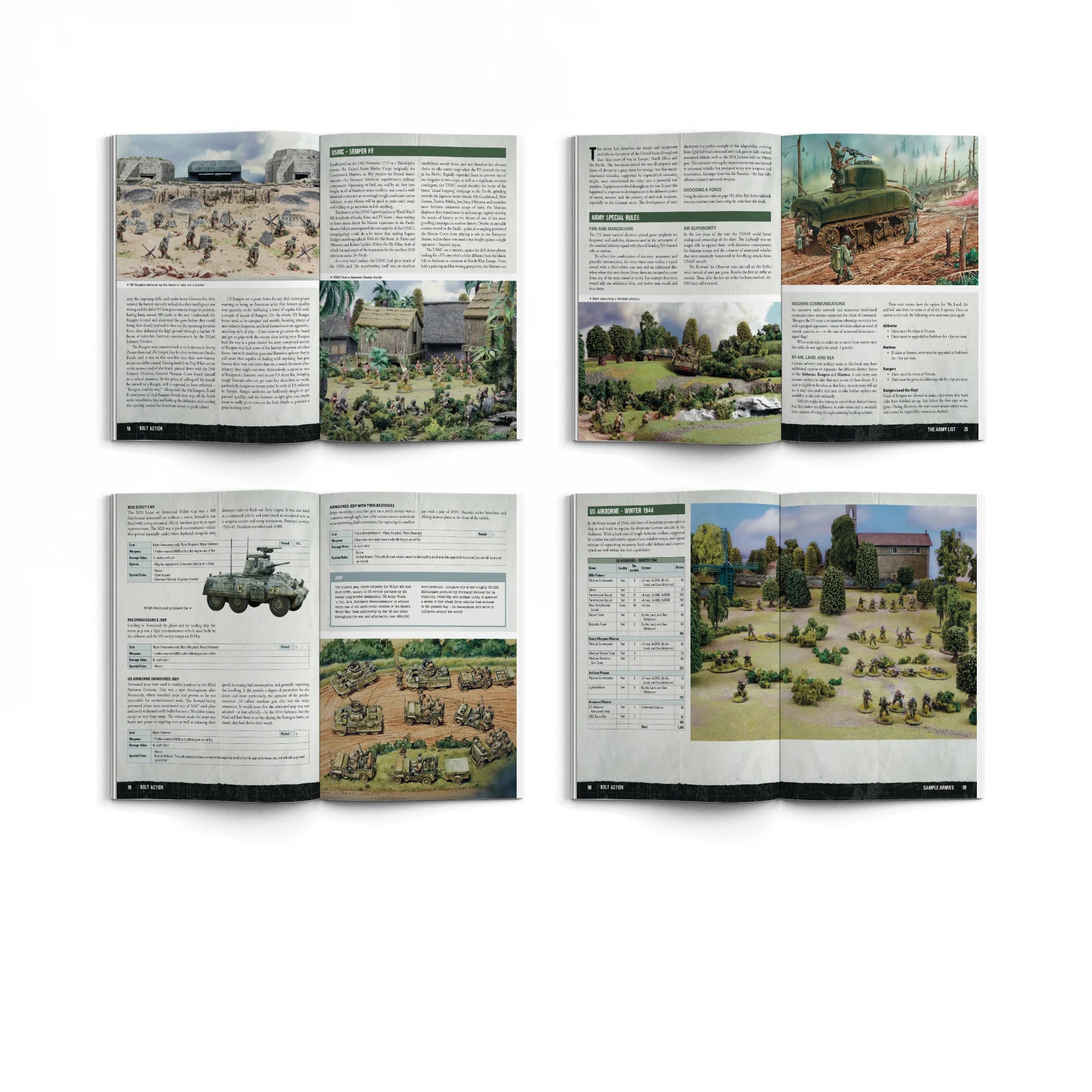 Bolt Action Armies of The United States