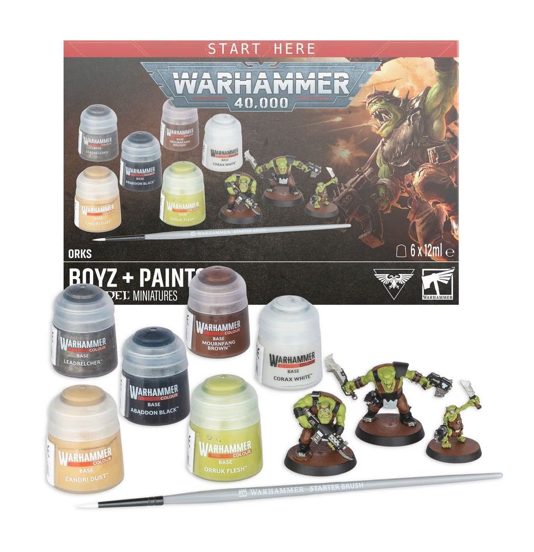 Warhammer 40,000 Boyz and Paints