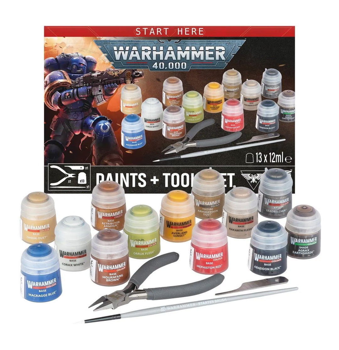 Warhammer 40,000 Paint and Tool Set