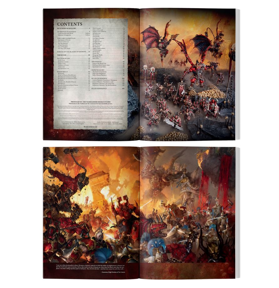 Warhammer Battletome Blades Of Khorne