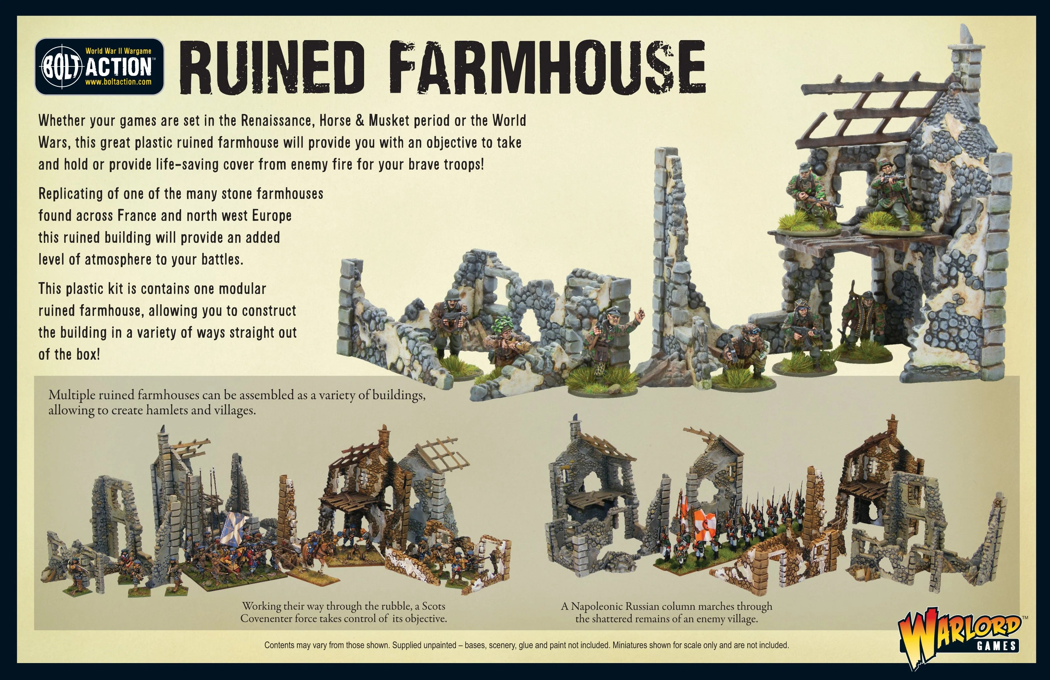 Bolt Action Ruined Farmhouse