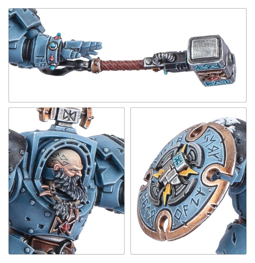 Warhammer Space Wolves Arjac Rockfist