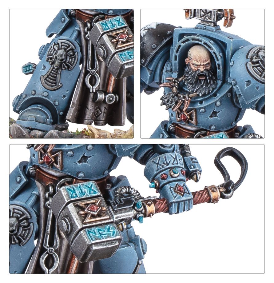 Warhammer Space Wolves Arjac Rockfist