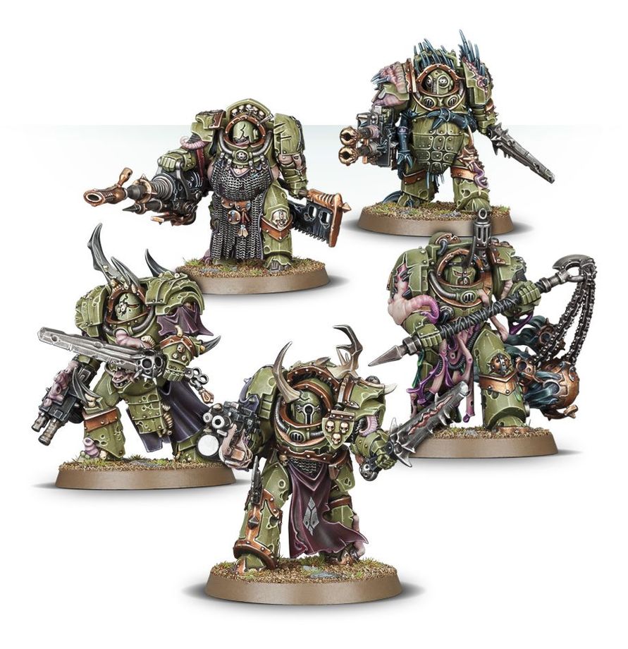 Warhammer Death Guard Blightlord Terminators