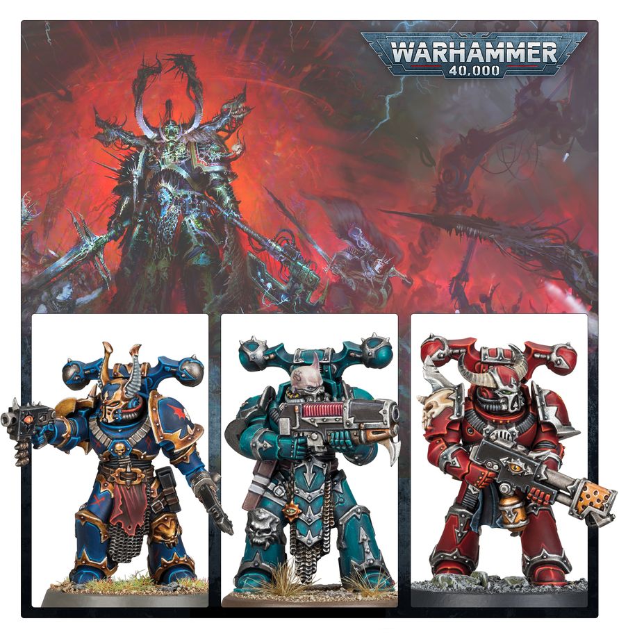 Warhammer 40K Chaos Legionaries