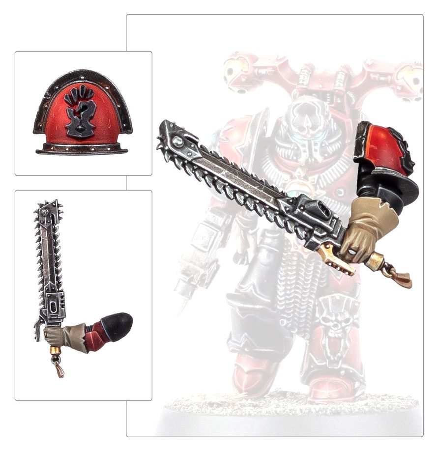 Warhammer 40K Red Corsairs Upgrades and Transfers