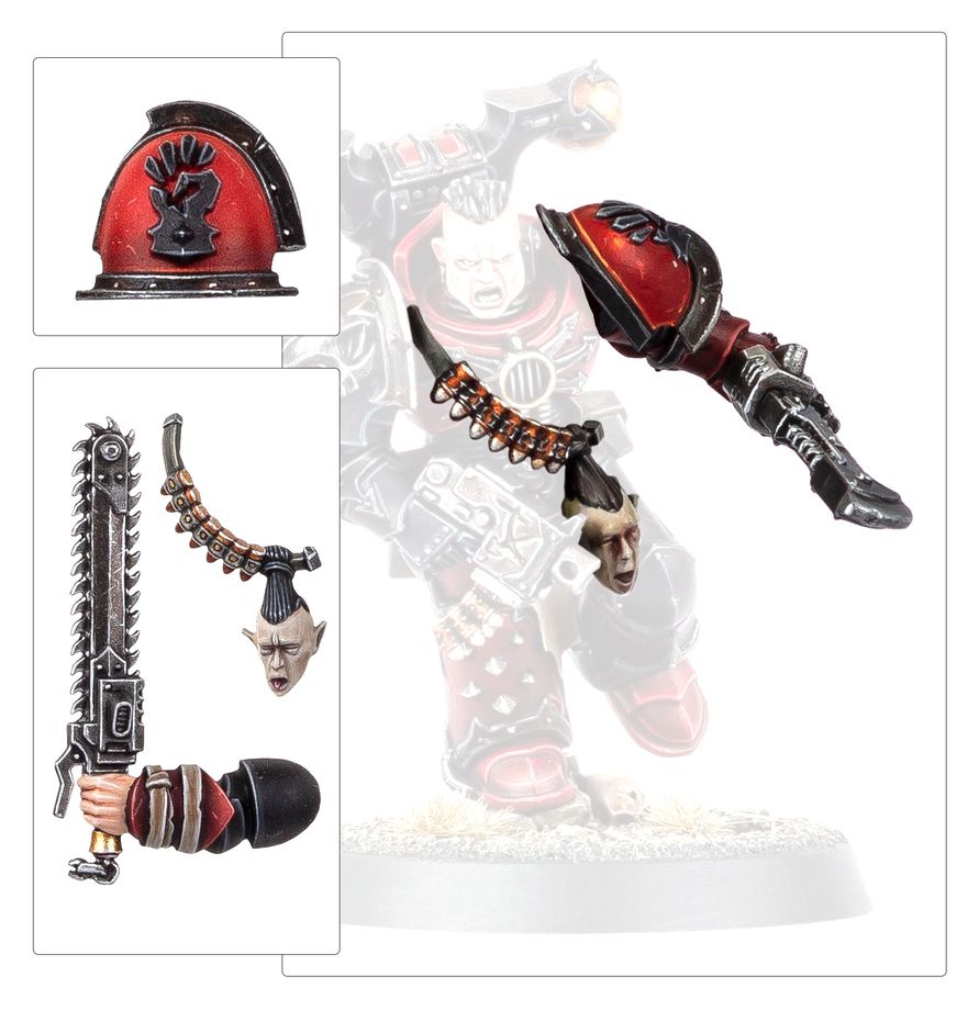 Warhammer 40K Red Corsairs Upgrades and Transfers