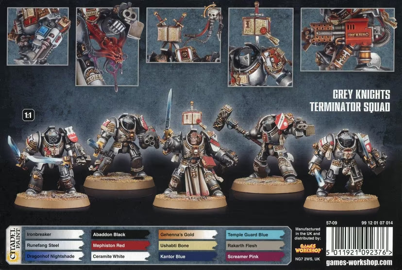 Grey Knights Brotherhood Terminator Squad