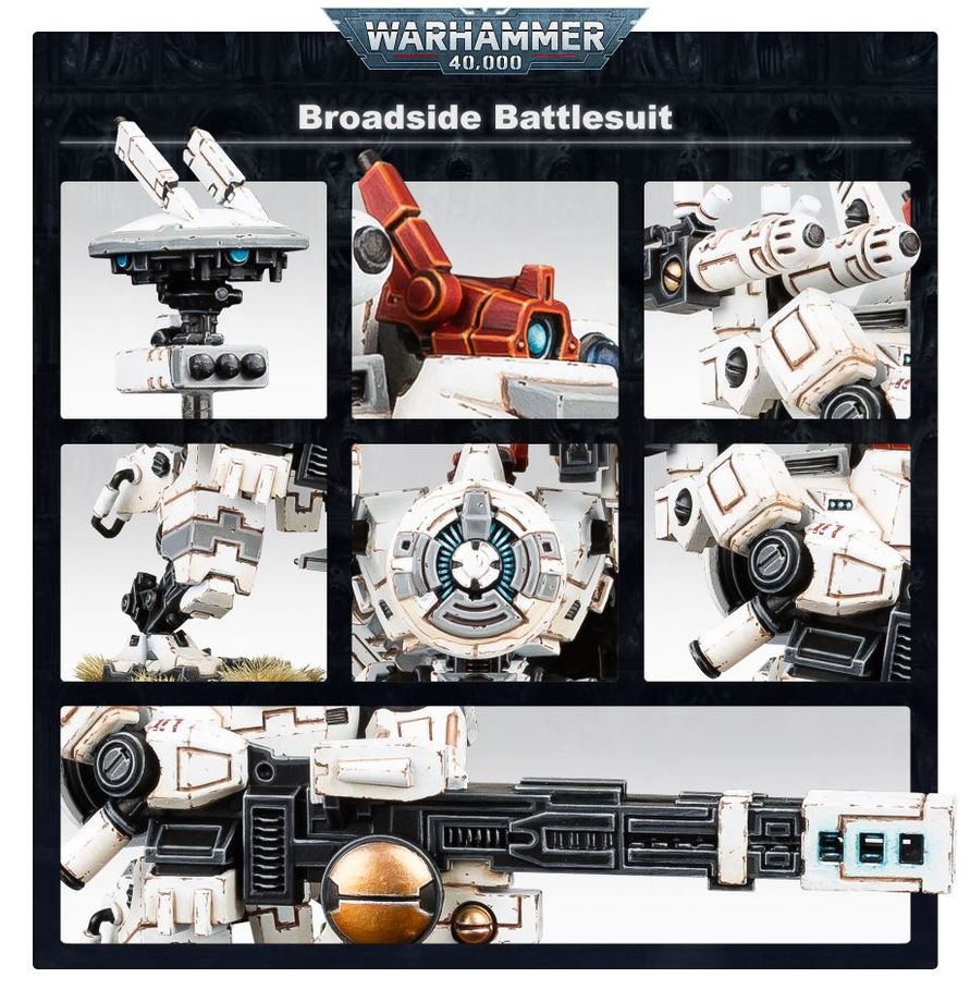 T'AU EMPIRE: XV88 Broadside Battlesuit