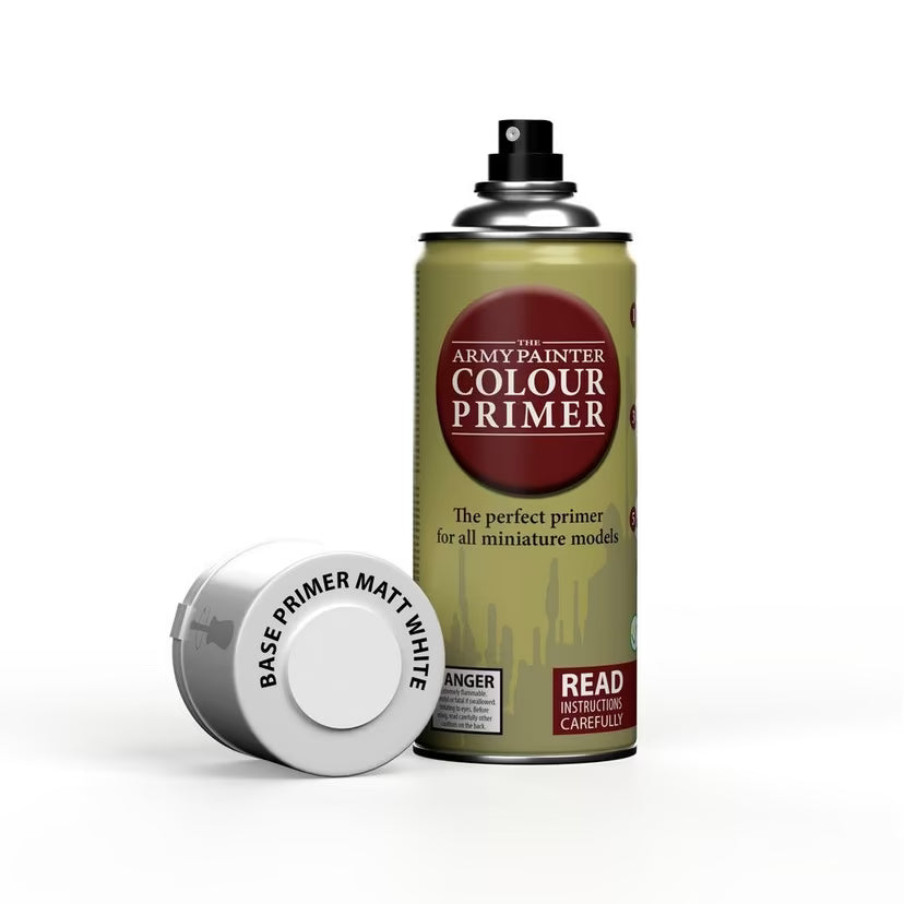 Army Painter Primer Matt White Spray (400ml)