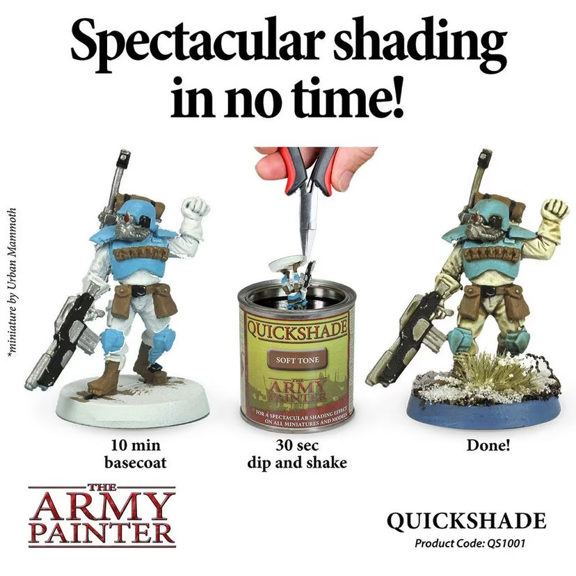 ARMY PAINTER: Quickshade Dip: Soft Tone