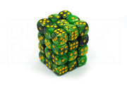 36x12MM Dice Block | Elemental Black & Green