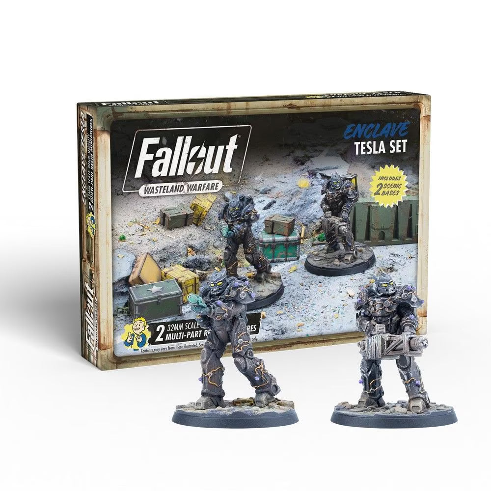 Fallout Wasteland Warfare Enclave Tesla Set