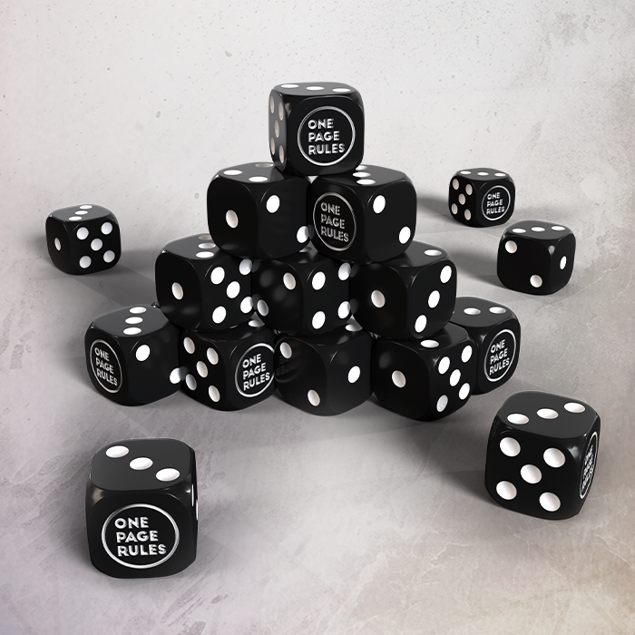 One Page Rules 16mm Dice Set