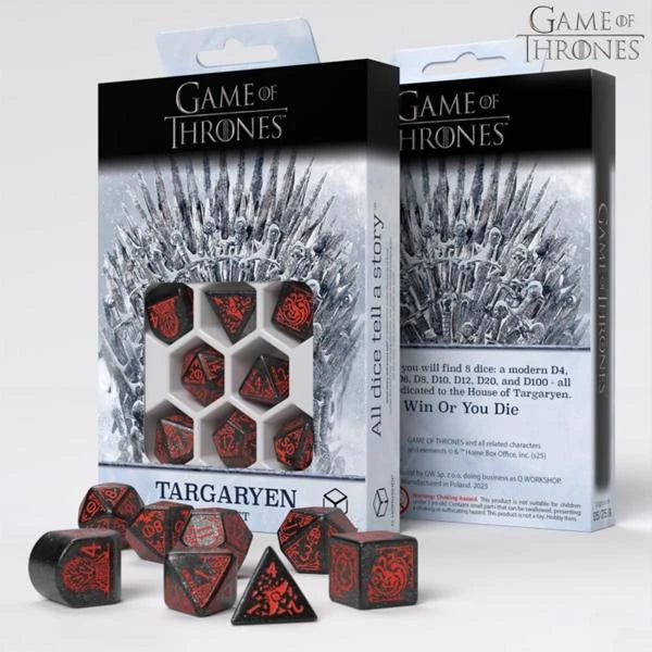 Game Of Thrones Targaryen Dice Set