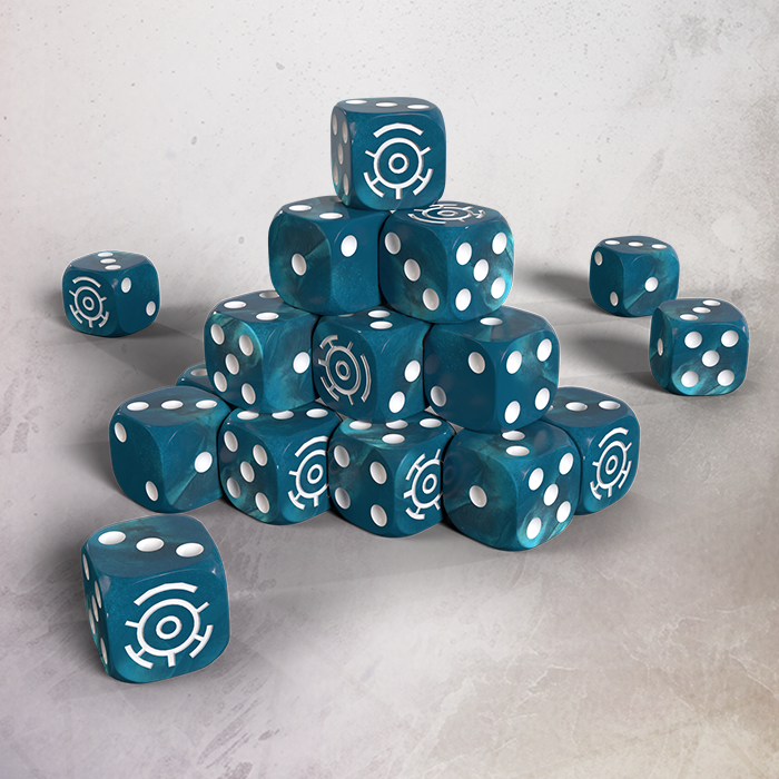 One Page Rules Robot Legions 16mm Dice Set