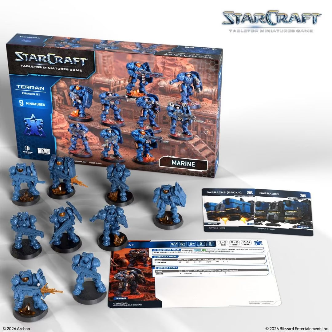 StarCraft TMG Terran Expansion Set- Marines