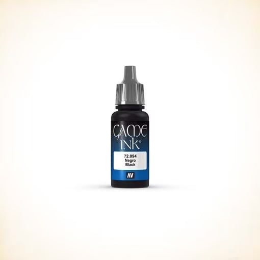 AV Vallejo Game Color 18ml - Game Ink - Black
