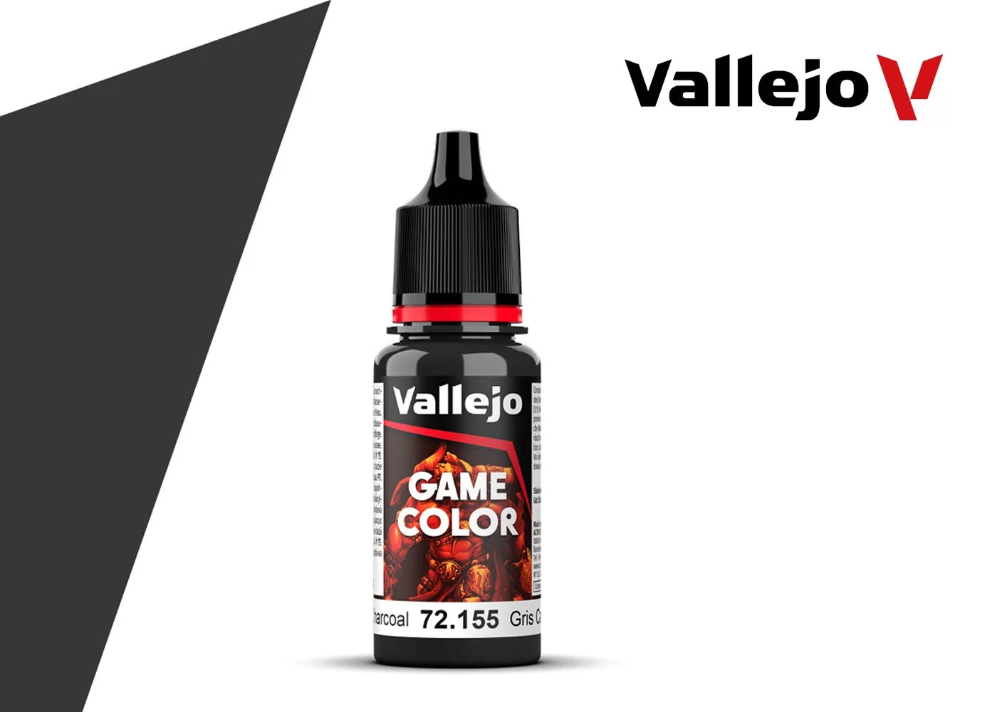 Vallejo Game Color 18ml - Charcoal