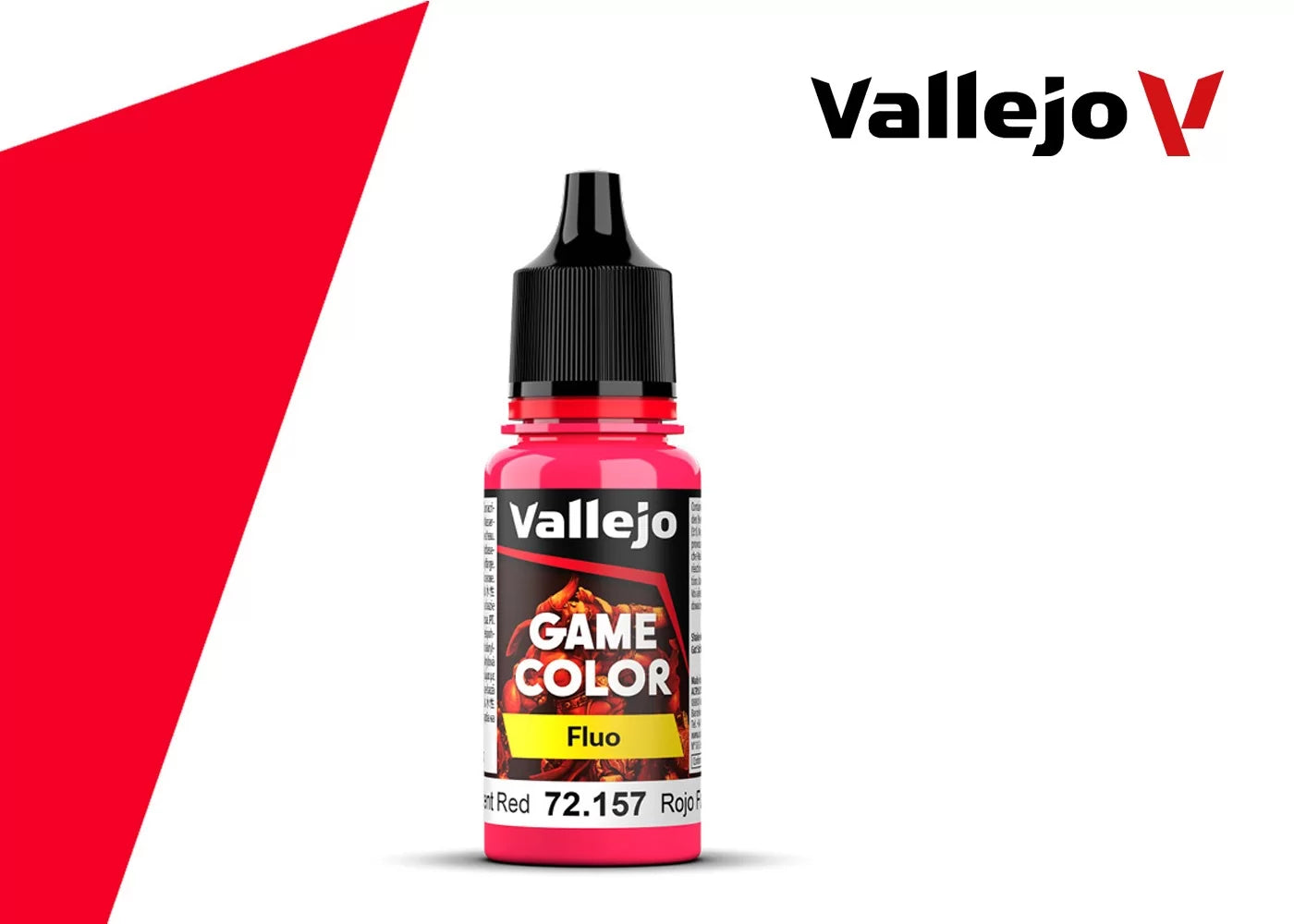 Vallejo Game Color 18ml - Fluo Red
