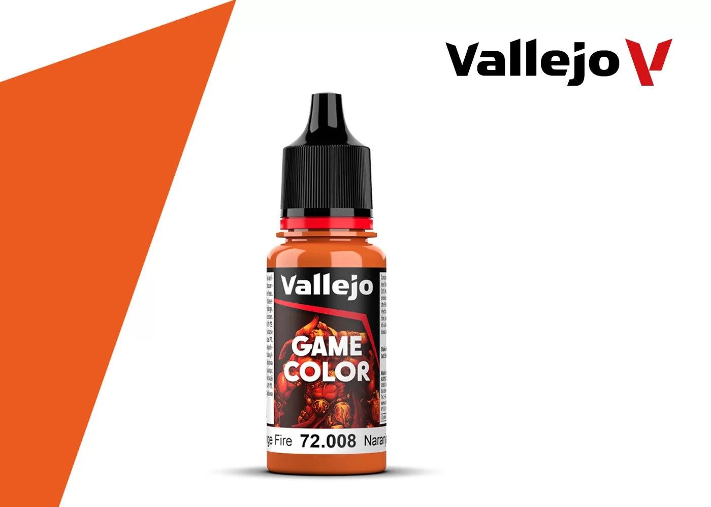 Vallejo Game Color 18ml - Orange Fire