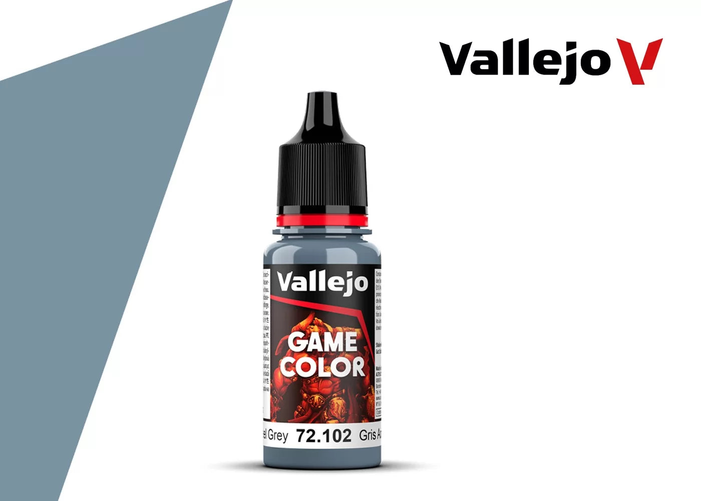 Vallejo Game Color 18ml - Steel Grey
