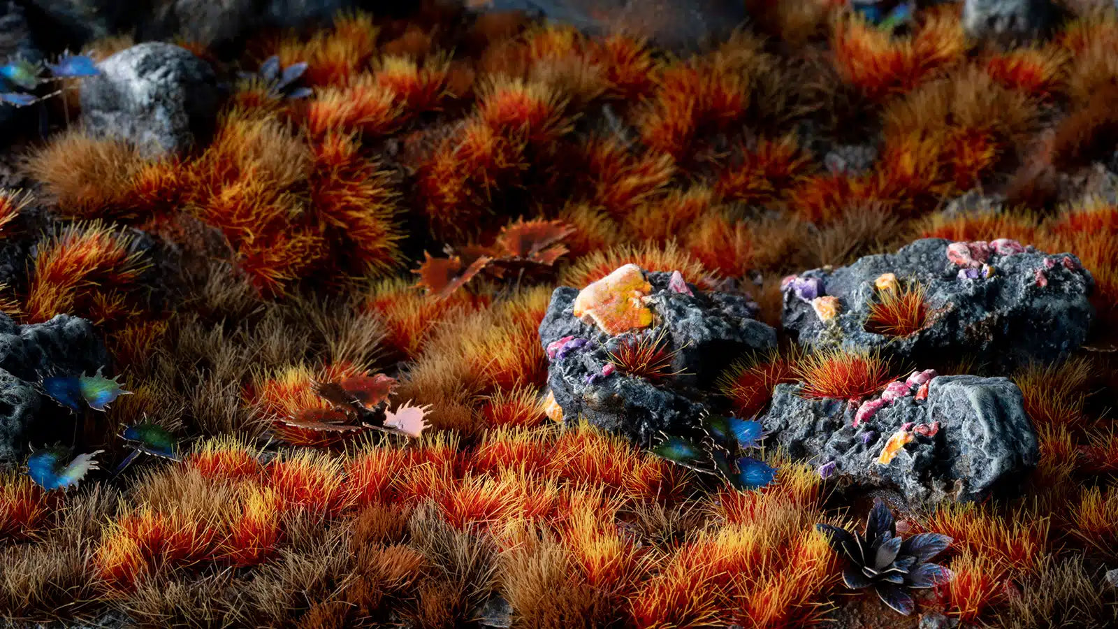Gamers Grass: Alien Fire Tuft (6mm)