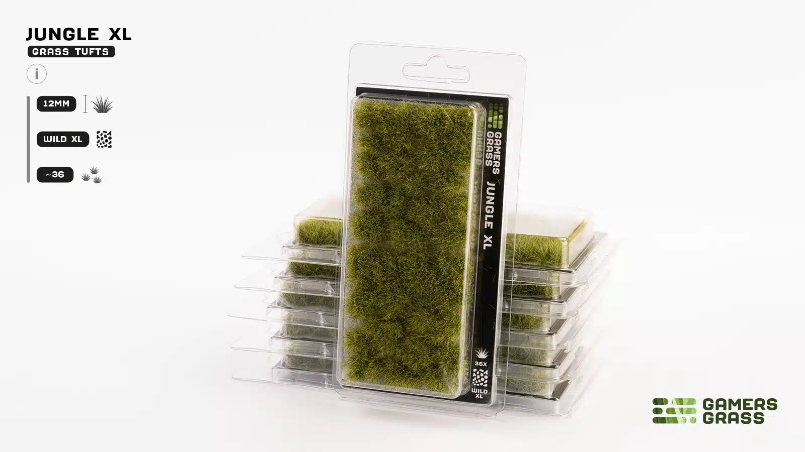 Gamer's Grass Jungle XL Tufts (12mm)
