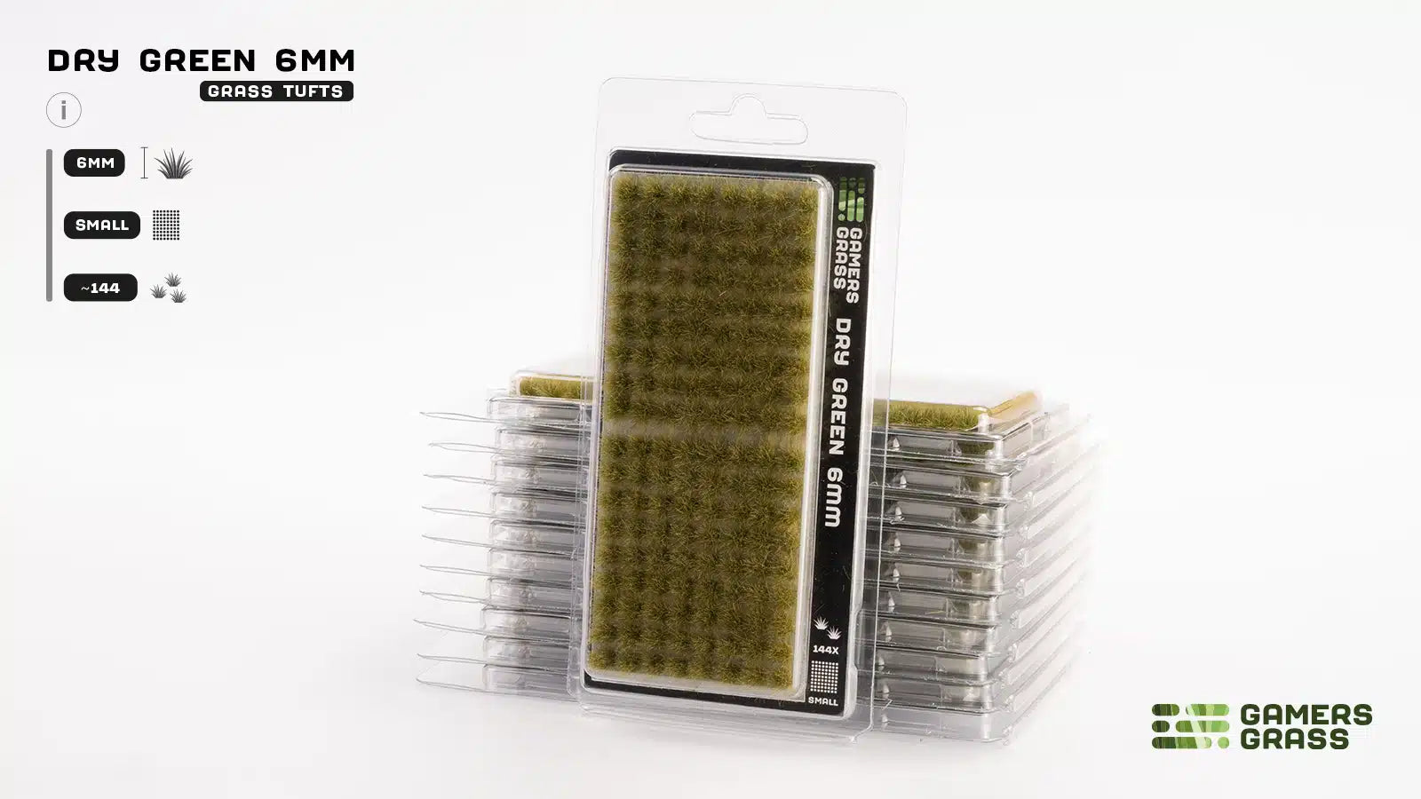 Gamer's Grass 6mm Dry Green Tufts
