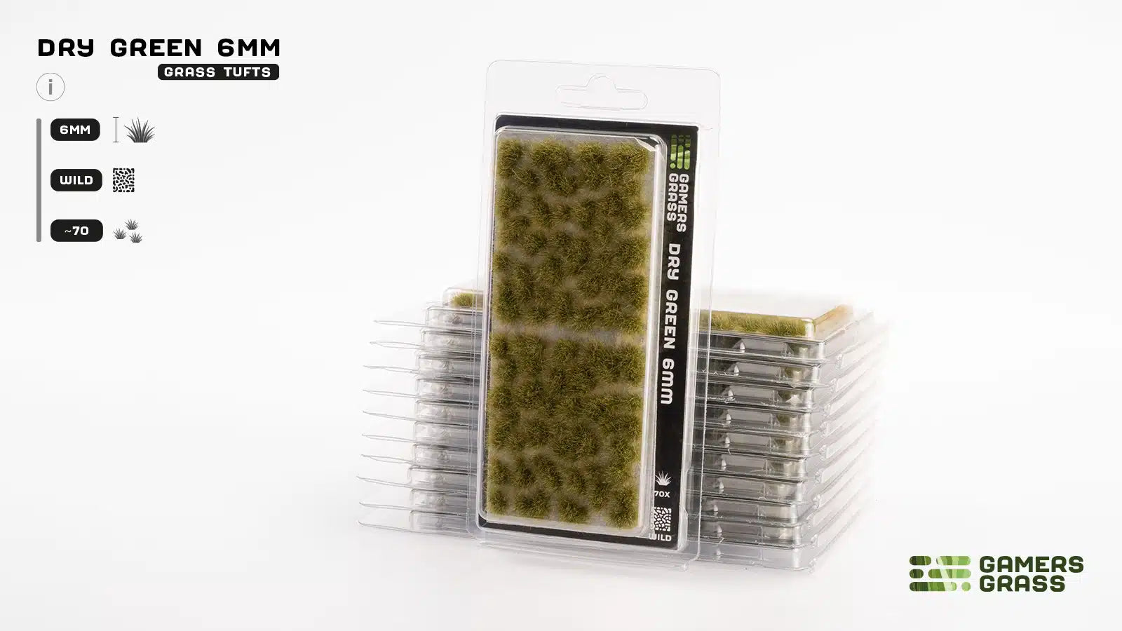 Gamer's Grass 6mm Dry Green Tufts
