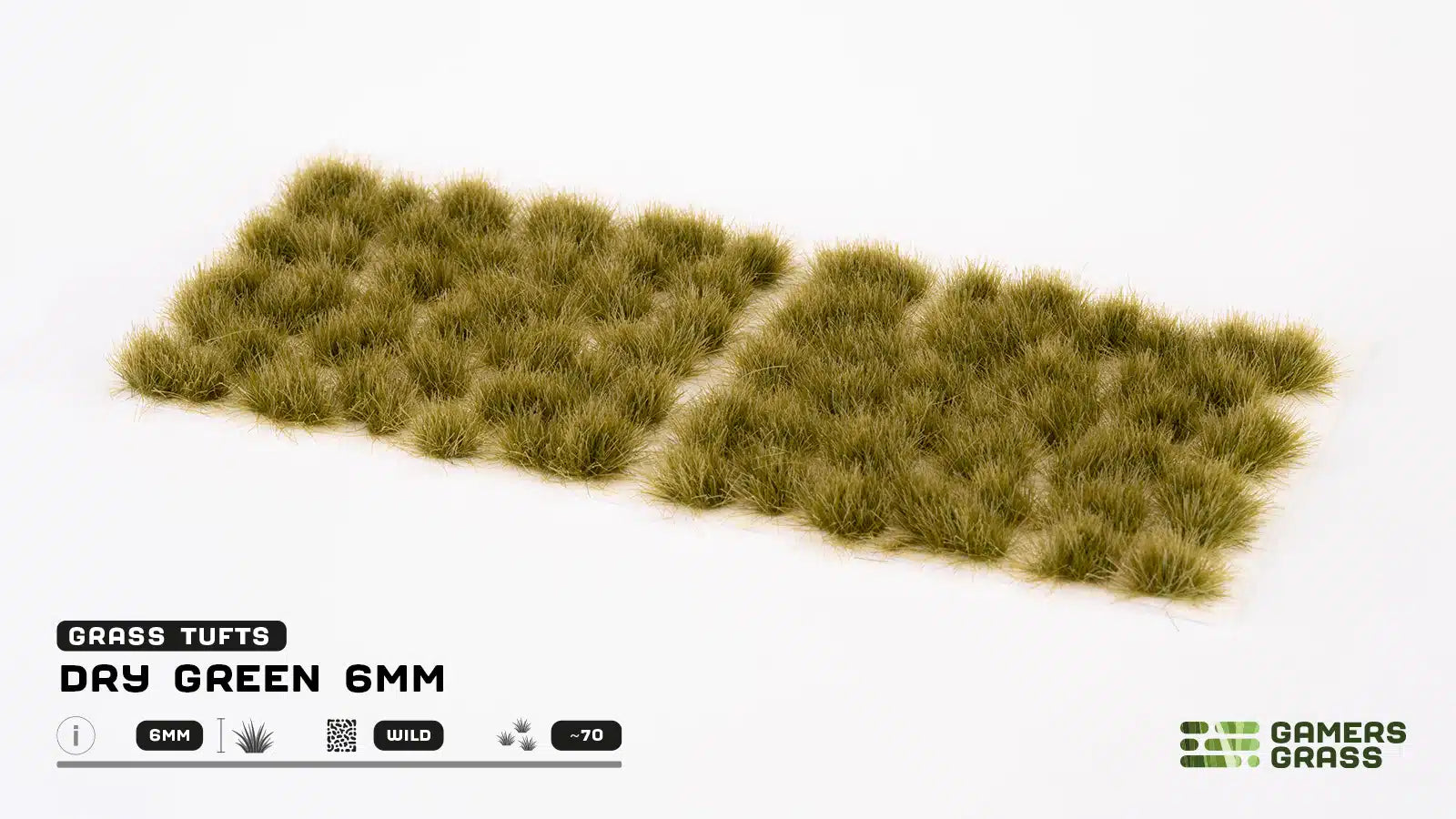 Gamer's Grass 6mm Dry Green Tufts