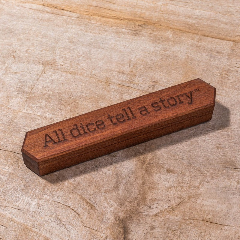 Wooden Dice Box (All Dice Tell A Story)