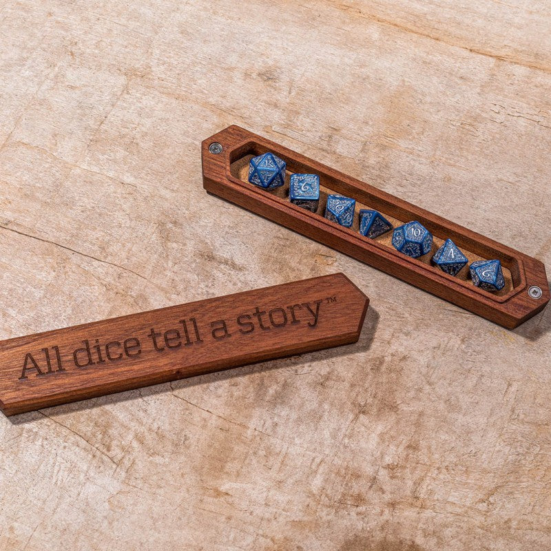 Wooden Dice Box (All Dice Tell A Story)