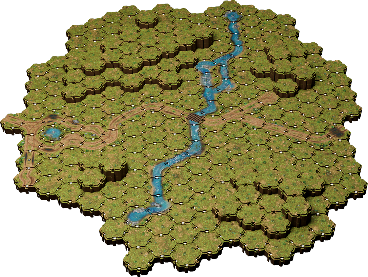 Lorescape Terrain Tiles Grassland XL -300