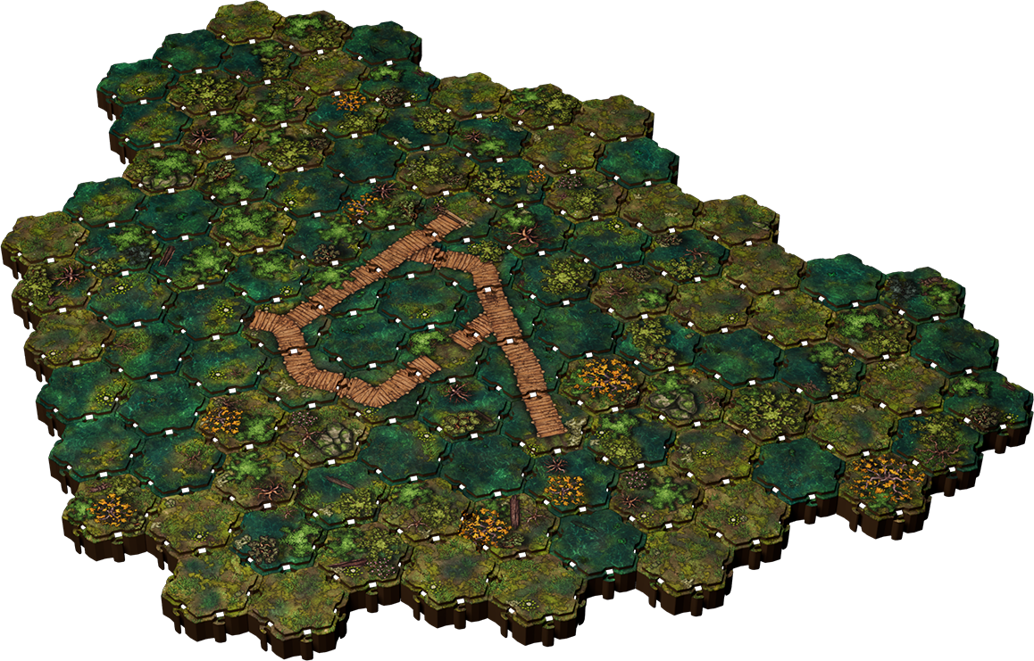 Lorescape Terrain Tiles Marshland -150