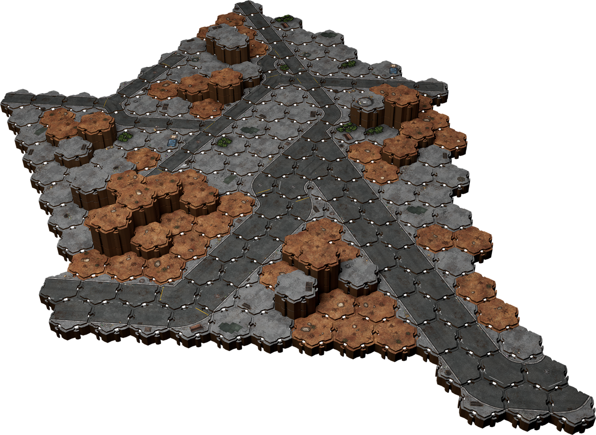 Lorescape Terrain Tiles Urban XL -300