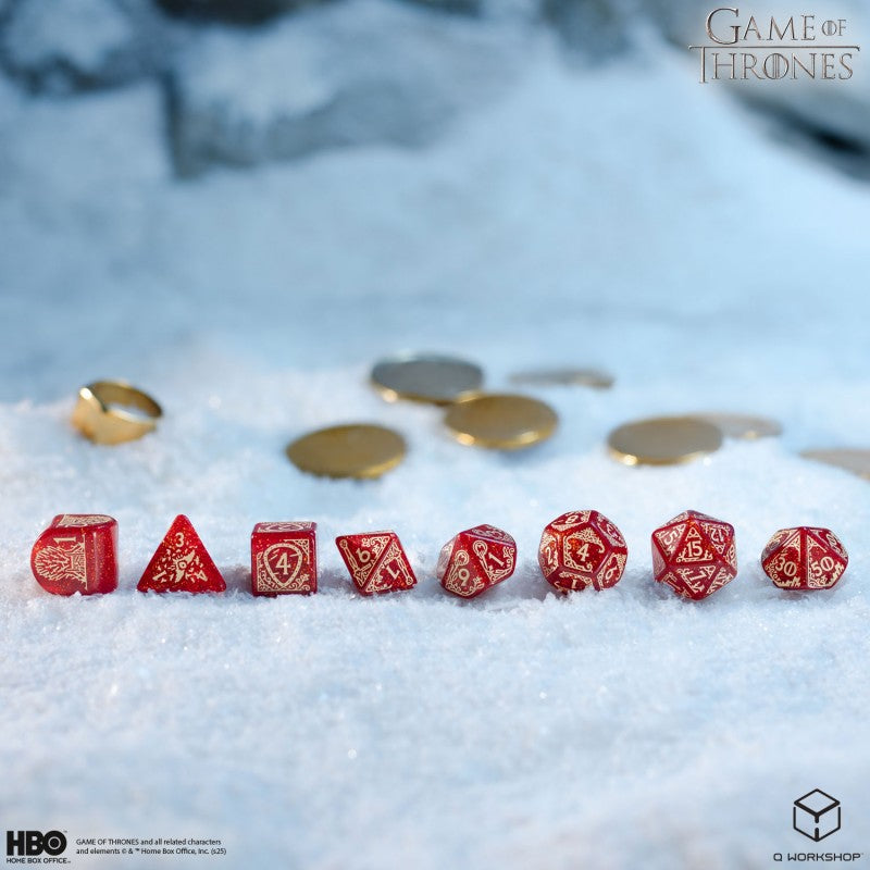 Game Of Thrones Lannister Dice Set