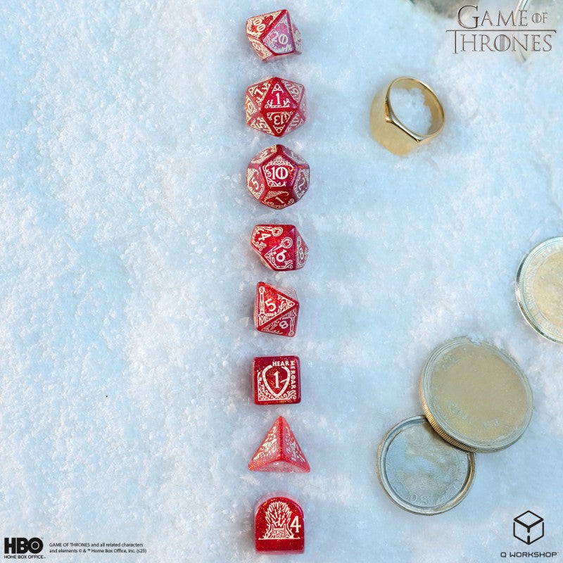 Game Of Thrones Lannister Dice Set