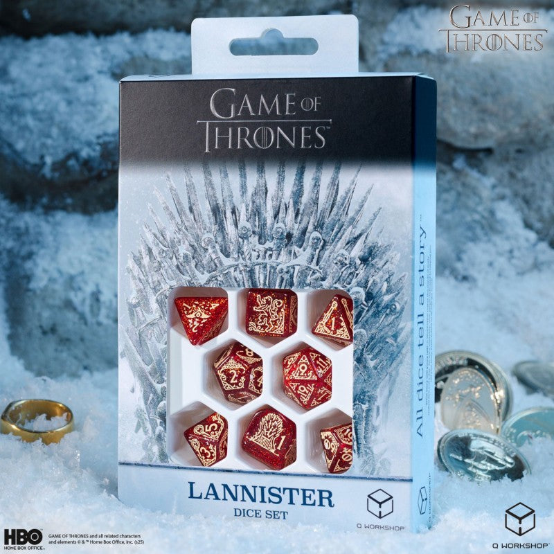 Game Of Thrones Lannister Dice Set