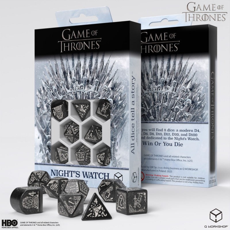 Game Of Thrones Night's Watch Dice Set