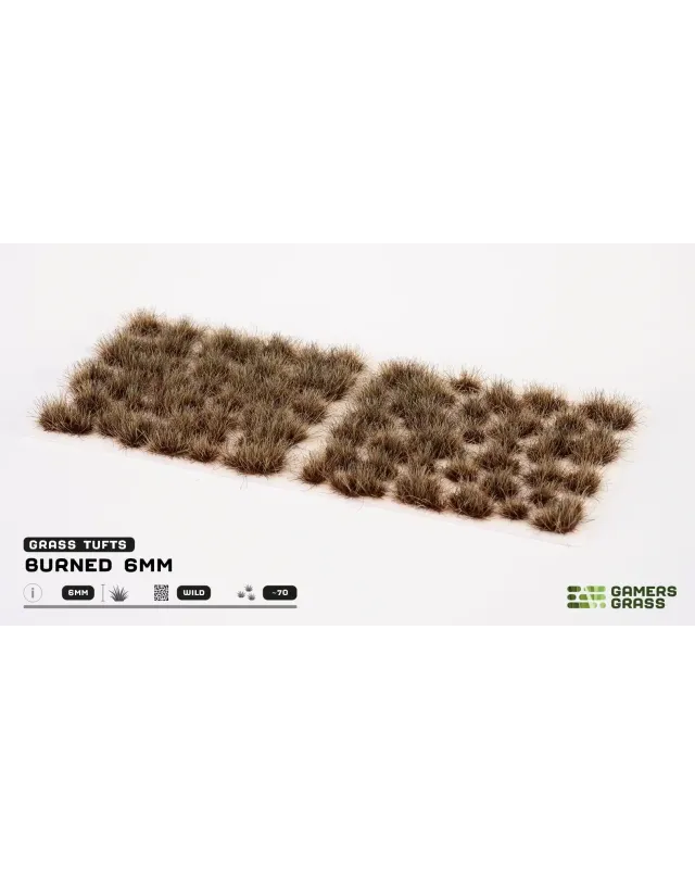 Gamer's Grass 6mm Burned Tufts