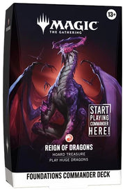 MTG Foundations: Reign Of Dragons Commander Deck