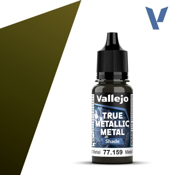 Vallejo TMM Shade 159-18ml Aged Metal