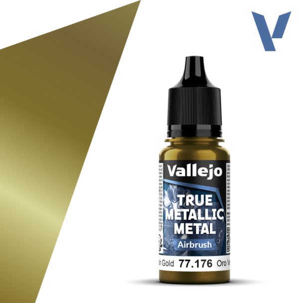 Vallejo TMM Airbrush 176-18mI Greenish Gold