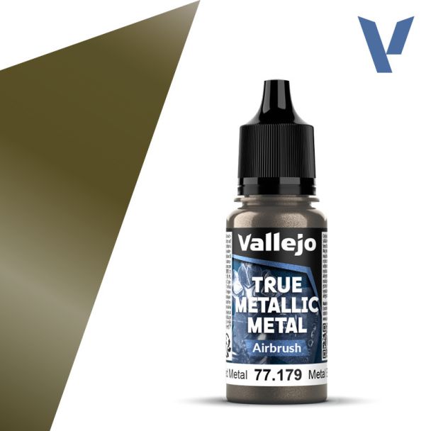 Vallejo TMM Airbrush 179-18ml Aged Metal