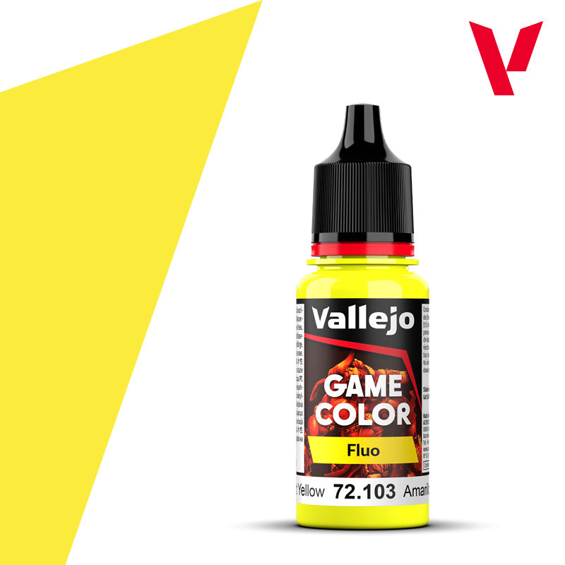 Vallejo Game Color 18ml - Fluo Yellow